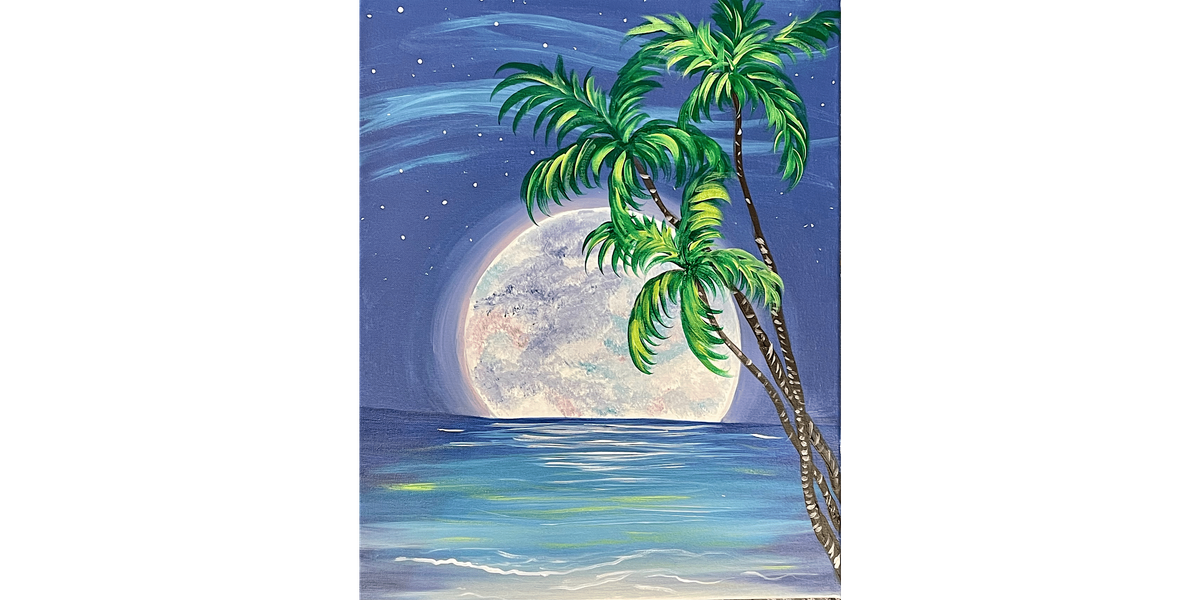 Moonlit Palms - Paint and Sip in Tyler | Classpop!\u2122
