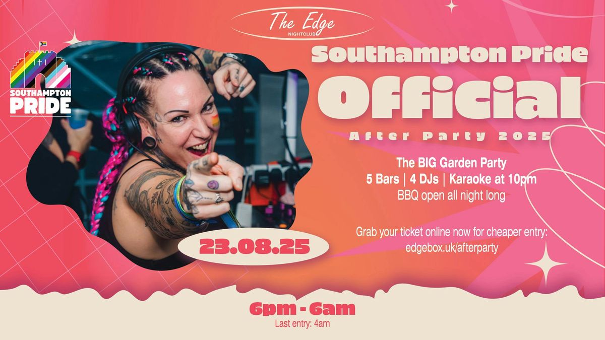 The Southampton Pride OFFICIAL After Party (6pm - 6am)