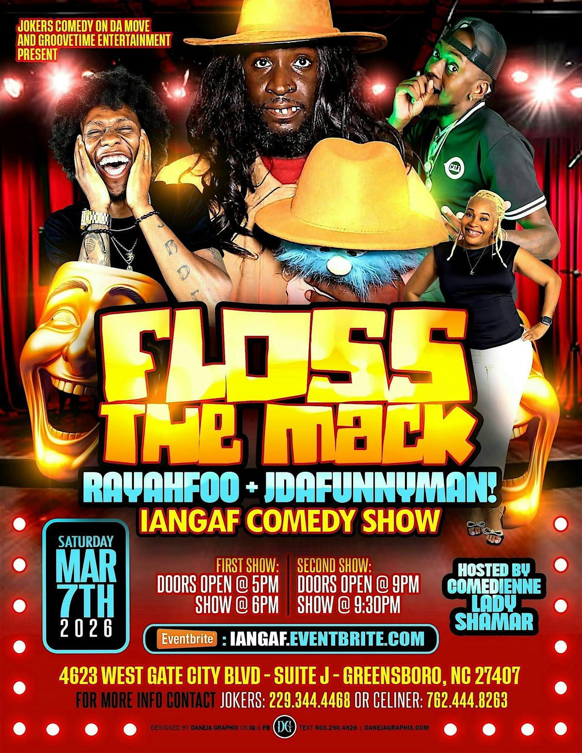 FLOSS THE MACK IANGAF COMEDY SHOW Mar 7, 8pm