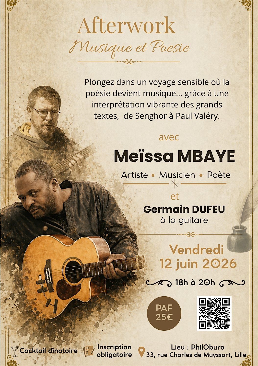 Afterwork Musique & Po\u00e9sie