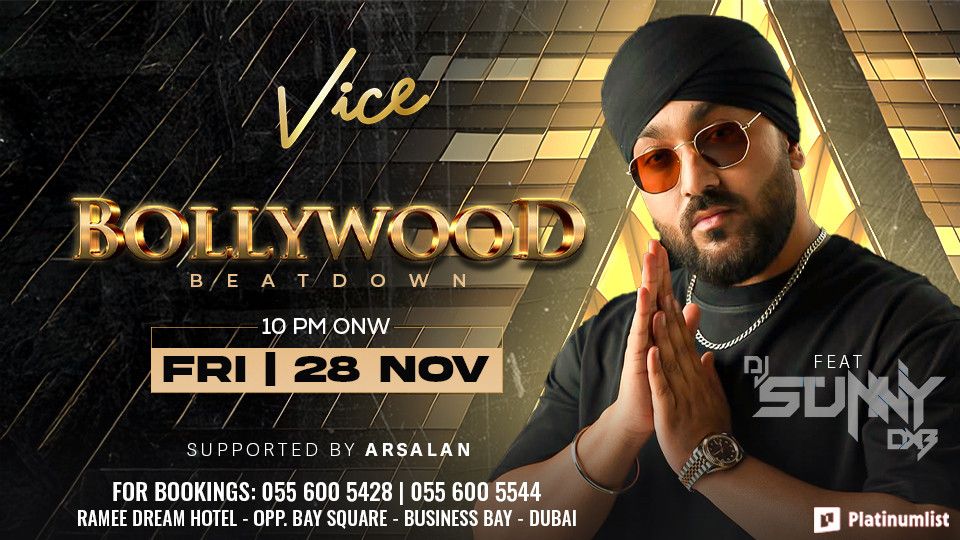 Bollywood Beatdown at Vice in Dubai