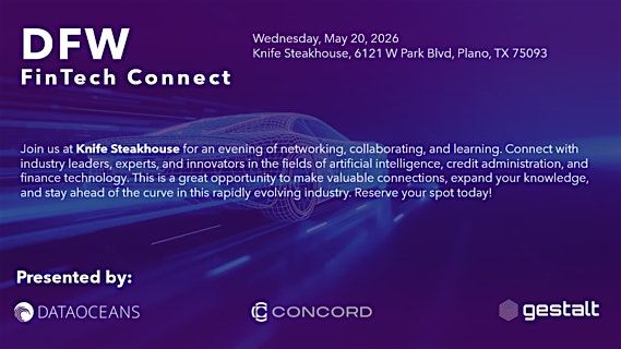 DFW Auto Fintech Connect - May 20, 2026