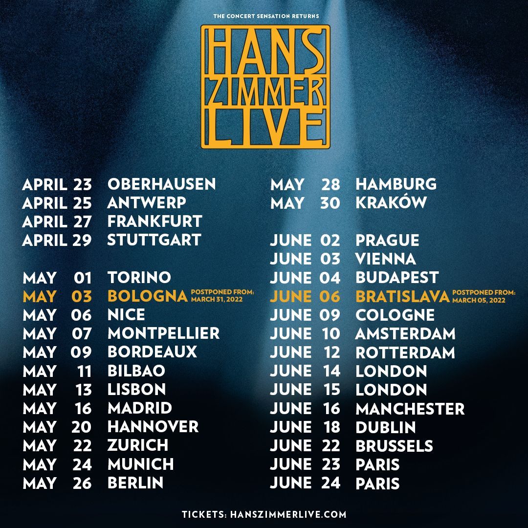 Hans Zimmer Rotterdam Tickets