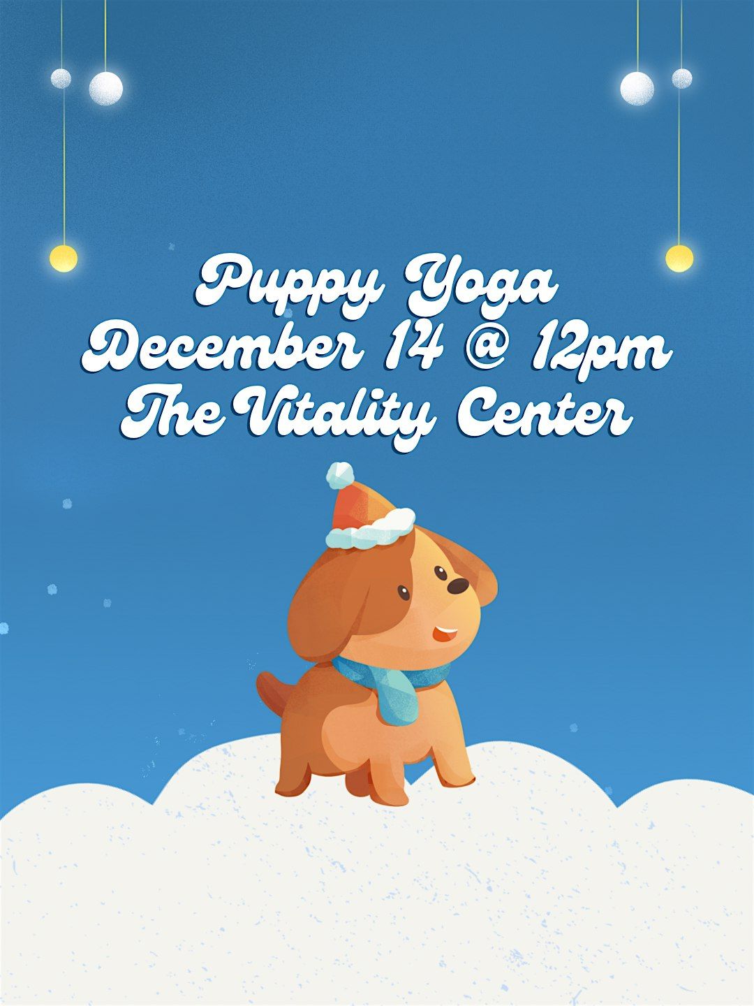 Holiday Puppy Yoga!