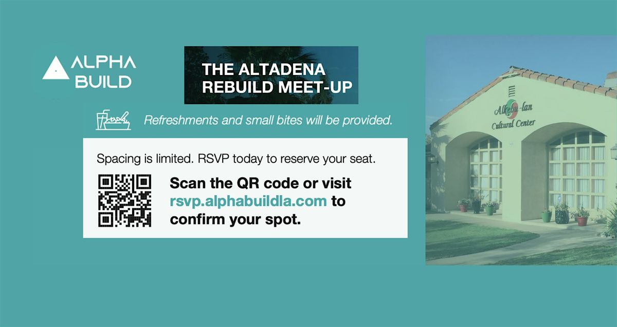 Altadena Rebuild Meet-Up
