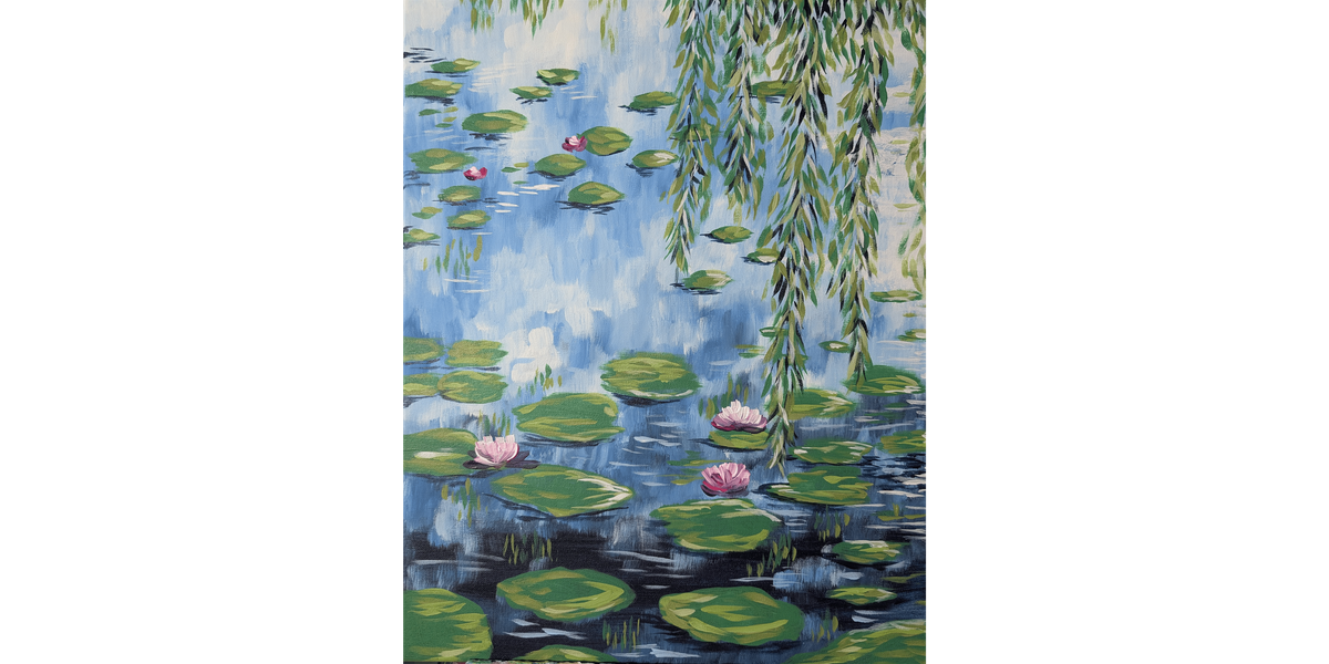 Monet Inspired Lilies - Paint and Sip in Tyler | Classpop!\u2122