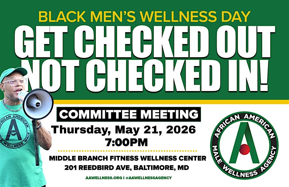 Baltimore Men\u2019s Wellness Day Committee Meeting