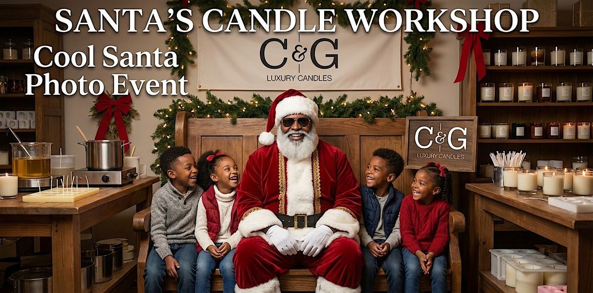 Santa's Candle Workshop - Cool Santa