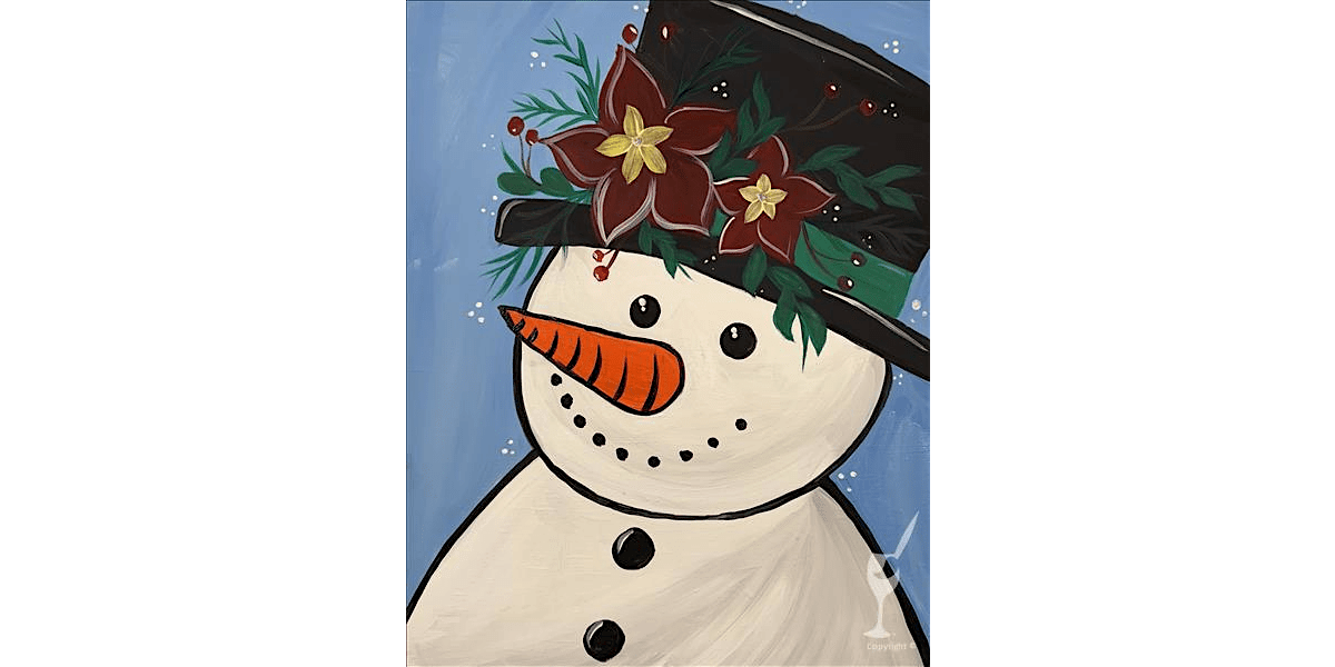 Carrot-Nosed Snowman Dance - Paint and Sip in Houston | Classpop!\u2122