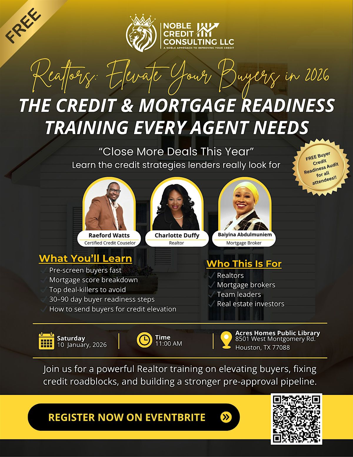2026 Realtor Credit Elevation Workshop