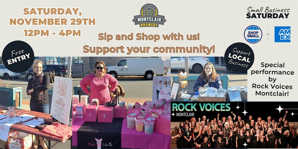 Sip & Shop Holiday Pop-Up Market at Montclair Brewery