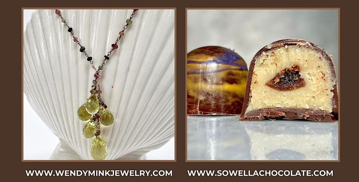 Holiday Shopping Pop Up Event: Artisanal Jewelry & Vegan Chocolate Gifts