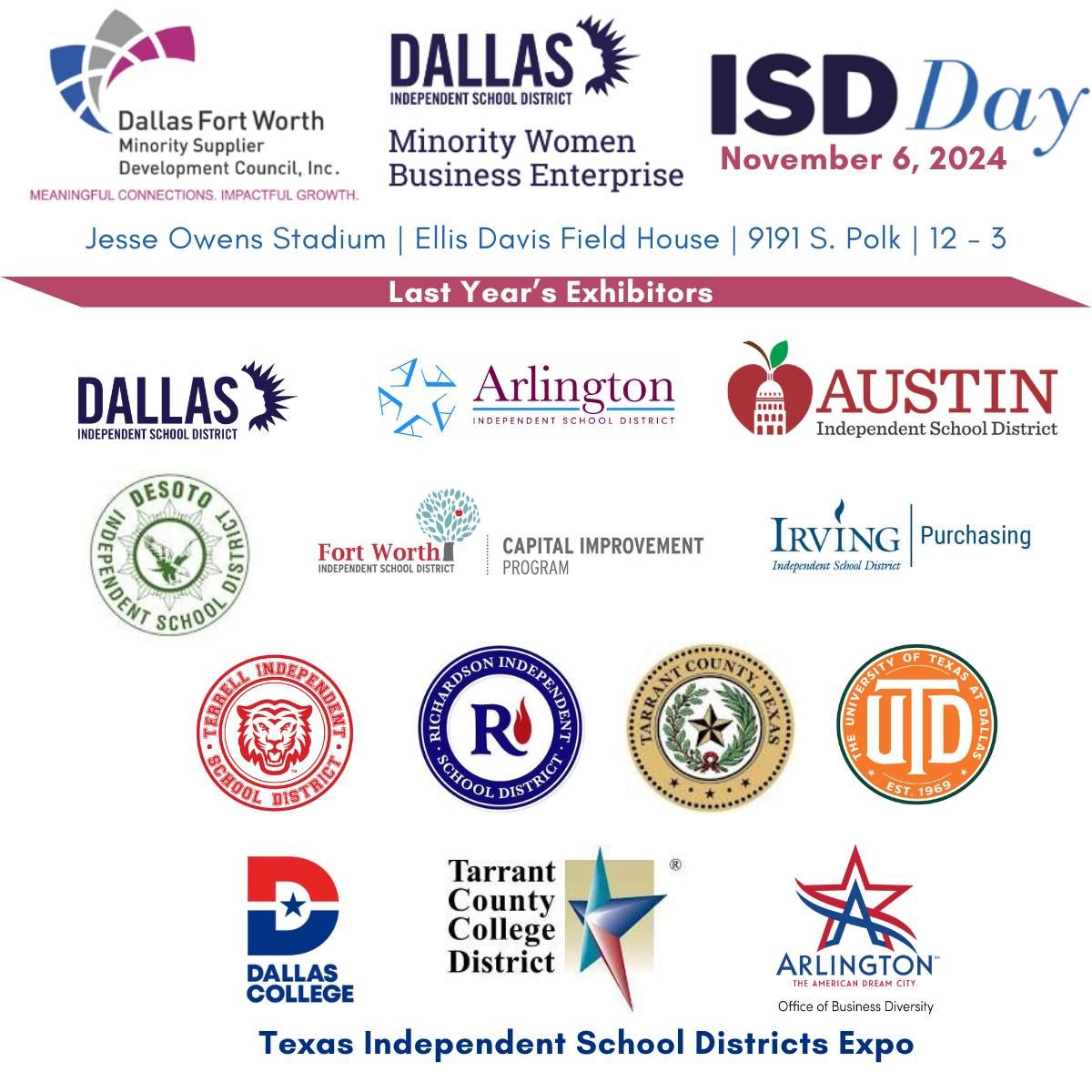 2024 Independent School District (ISD) Day 9400 N. Central Expressway