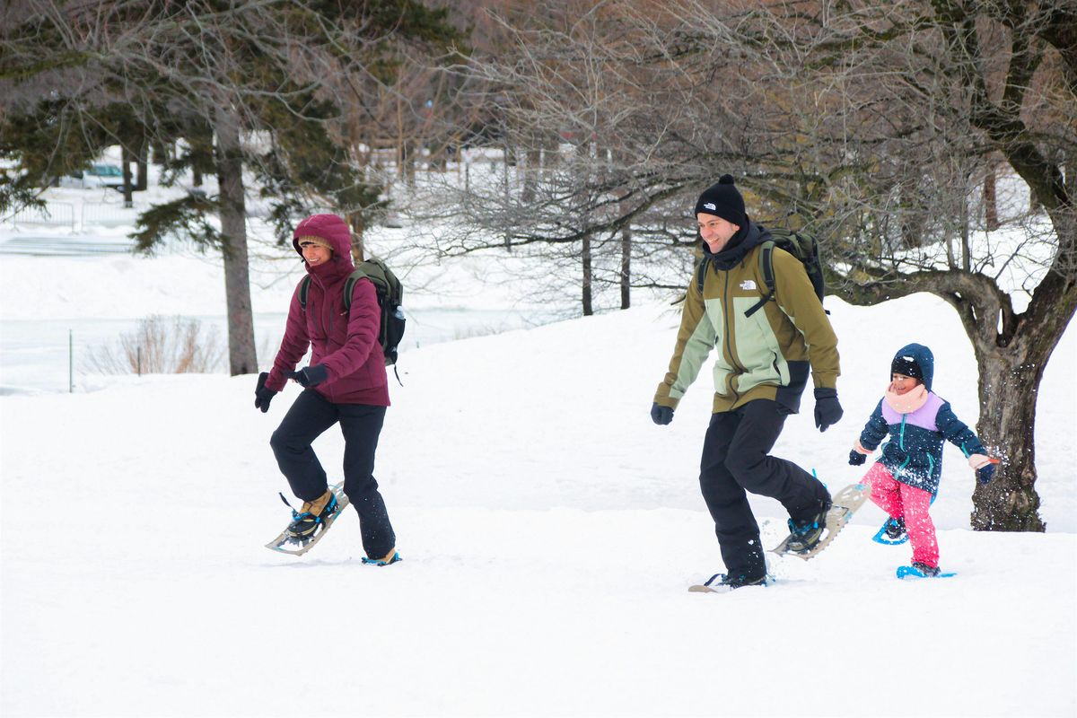 Randonn\u00e9e familiale en raquettes: Une histoire de crottes