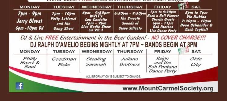 Lady of Mt. Carmel Festival