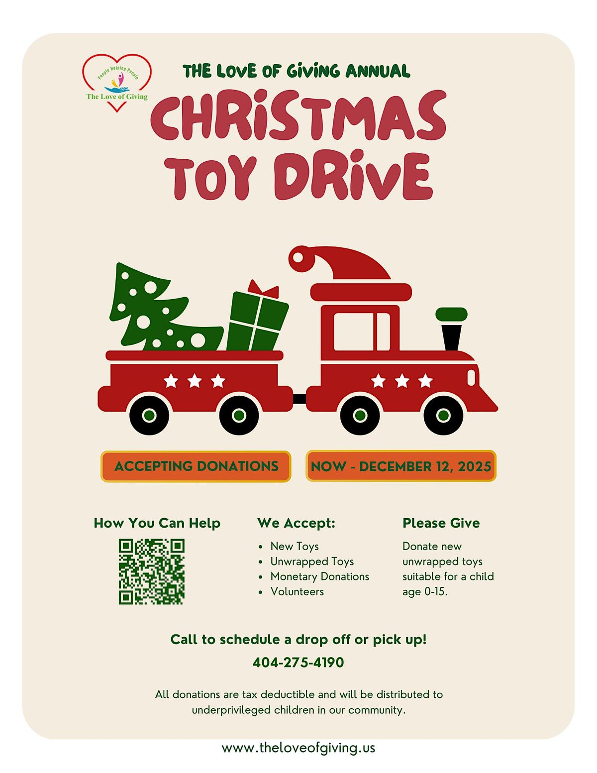 The Love of Giving Annual Christmas Toy & Clothing Drive | Hosted by Silk