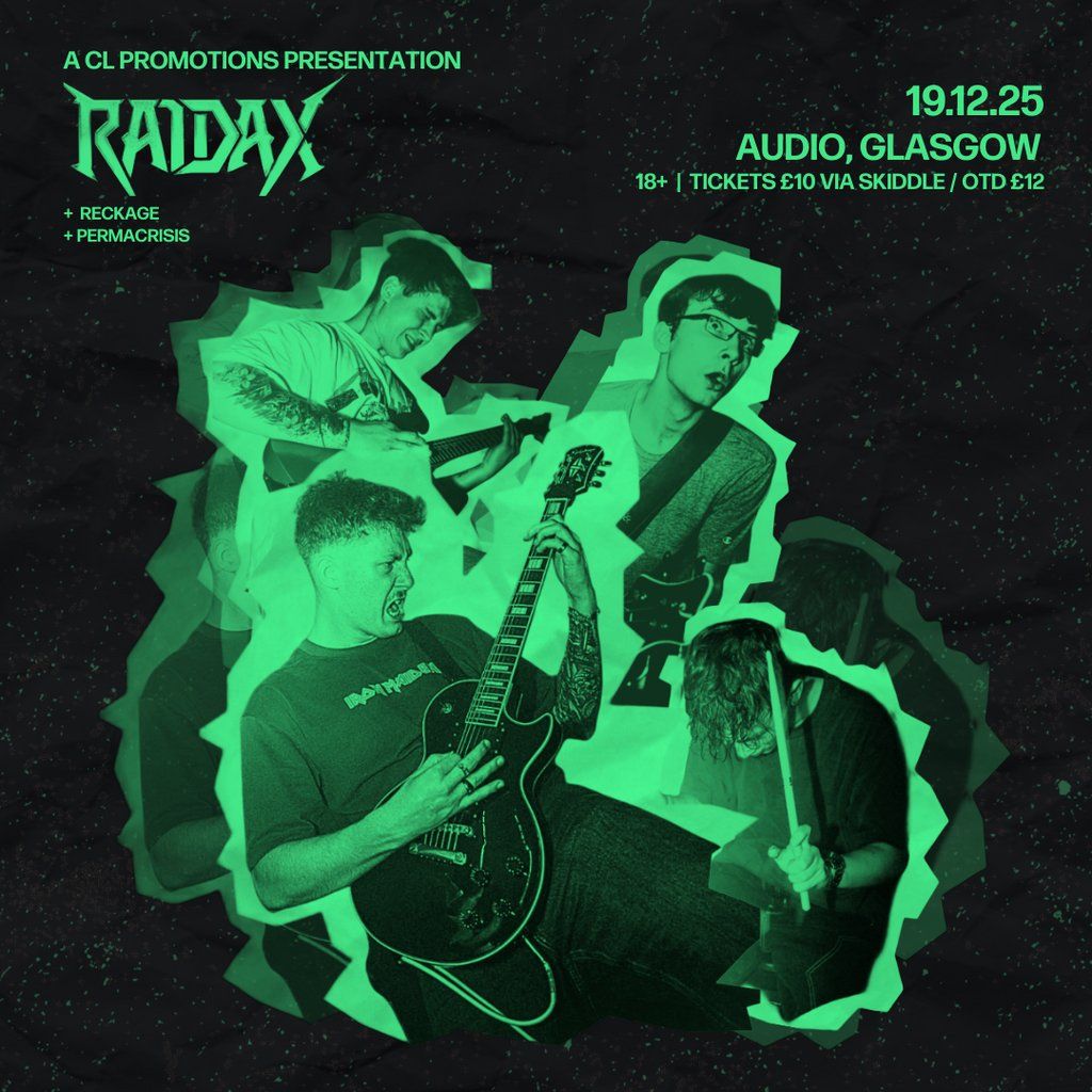 Raidax Live @ AUDIO, Glasgow | 19\/12\/25