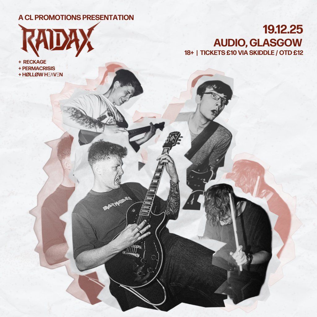 Raidax Live @ AUDIO, Glasgow | 19\/12\/25