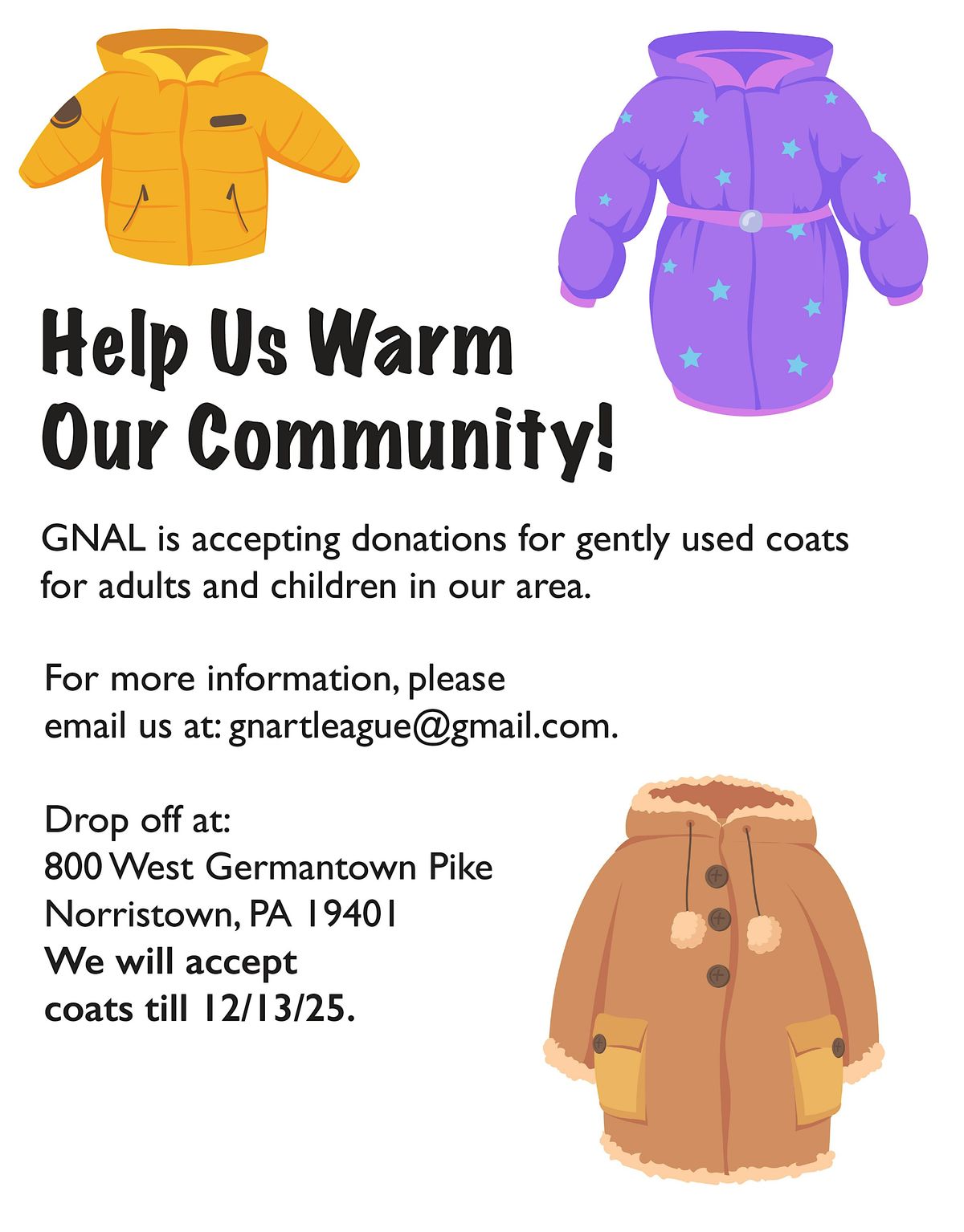 Community Coat Drive