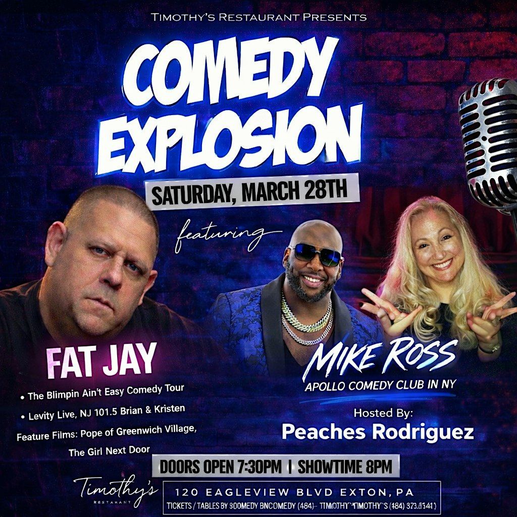 Comedy Explosion at Timothys Lionville Tickets at Timothy's Lionville ...