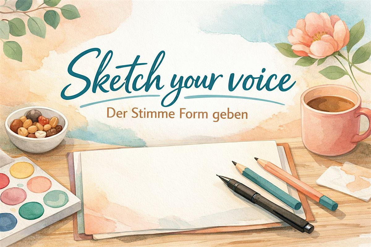 2-f\u00fcr-1 Tickets: Sketch your voice - Deiner Stimme Form geben - Potsdam