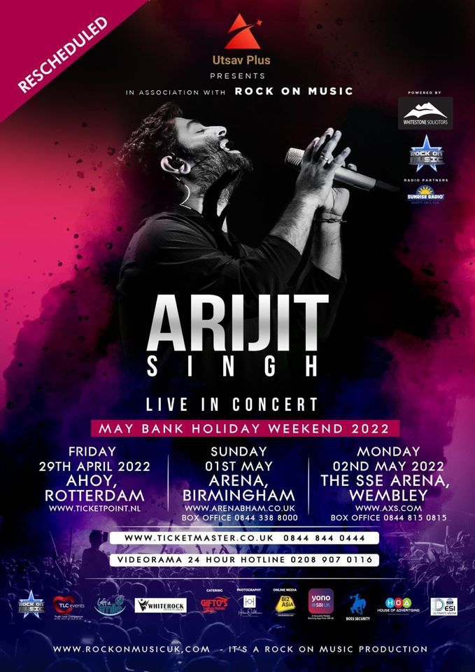 Arijit Singh Live In Concert Rotterdam Ahoy April 29 2022