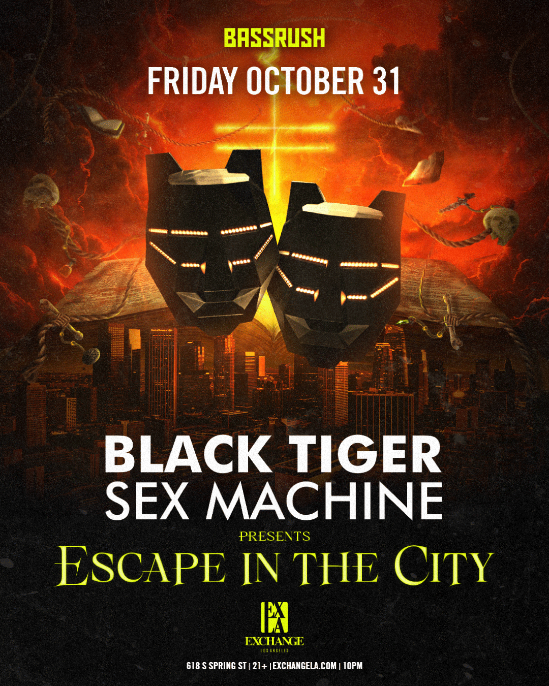 Black Tiger Sex Machine - Escape in the City at Exchange - LA