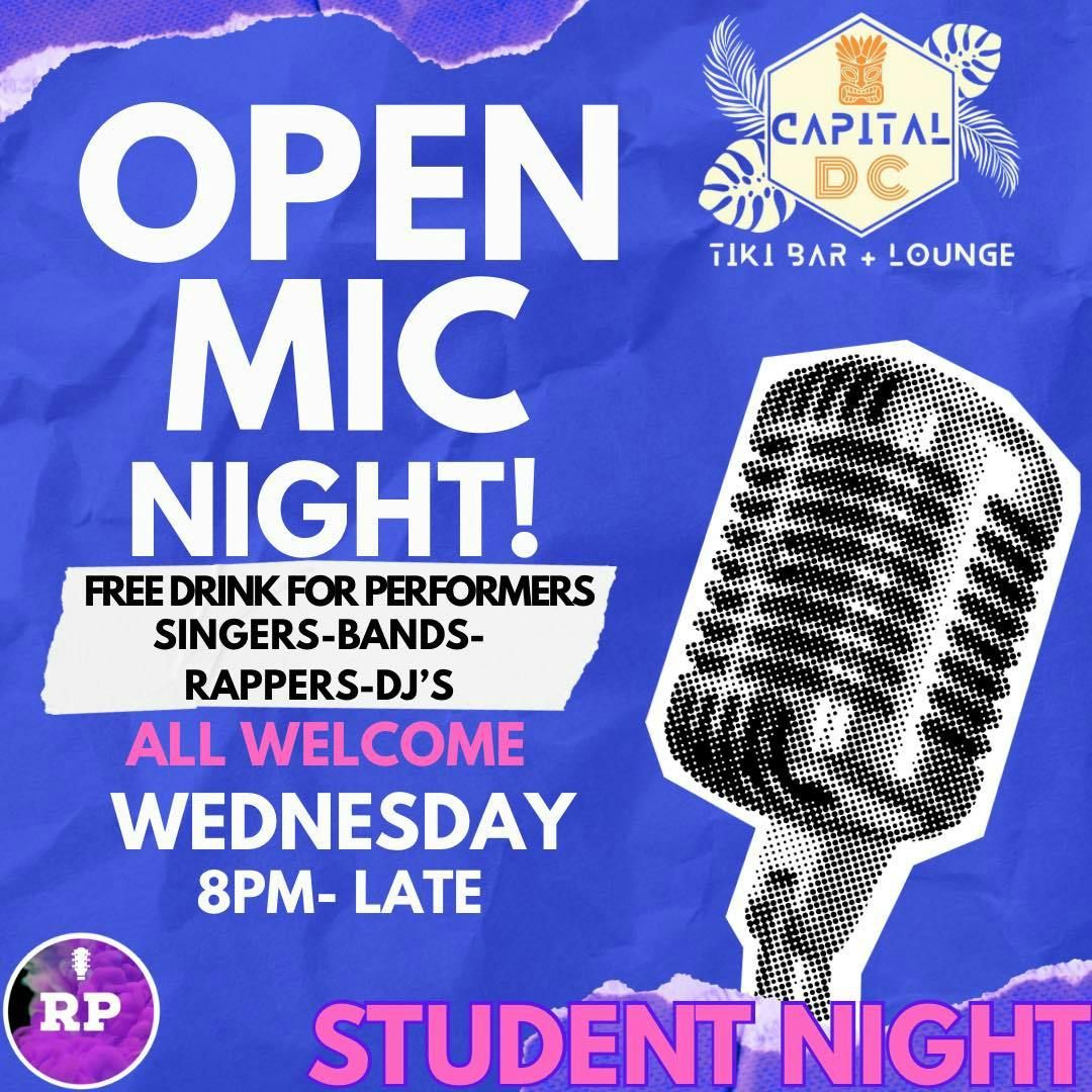 \ud83c\udfa4 OPEN MIC x WAVY WEDNESDAY \ud83c\udf0a