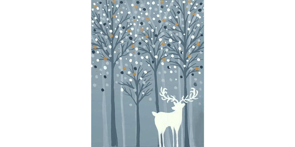 Wishful Snowfall - Paint and Sip in Boston | Classpop!\u2122