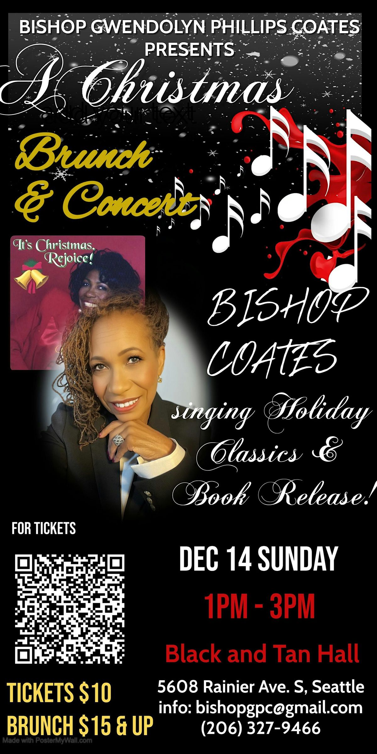 Bishop Gwendolyn Phillips Coates Presents: A Christmas Brunch & Concert