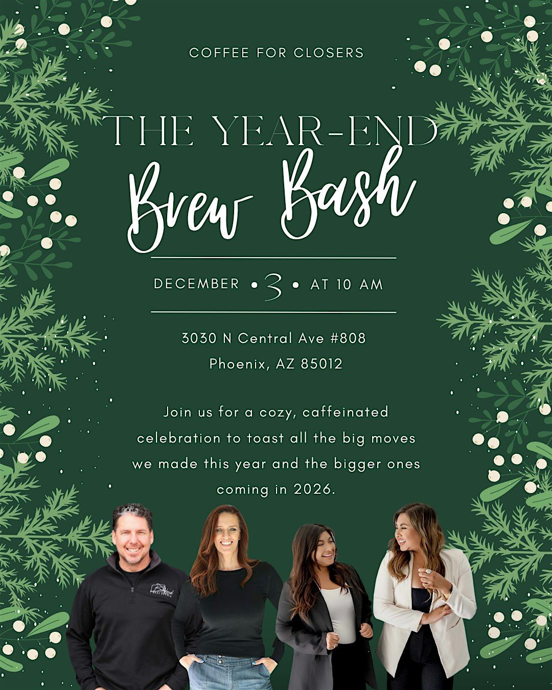 Coffee For Closers: The Year-End Brew Bash!