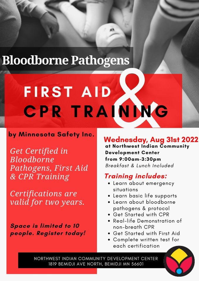 Bloodborne Pathogens, First Aid & CPR Training | Northwest Indian ...