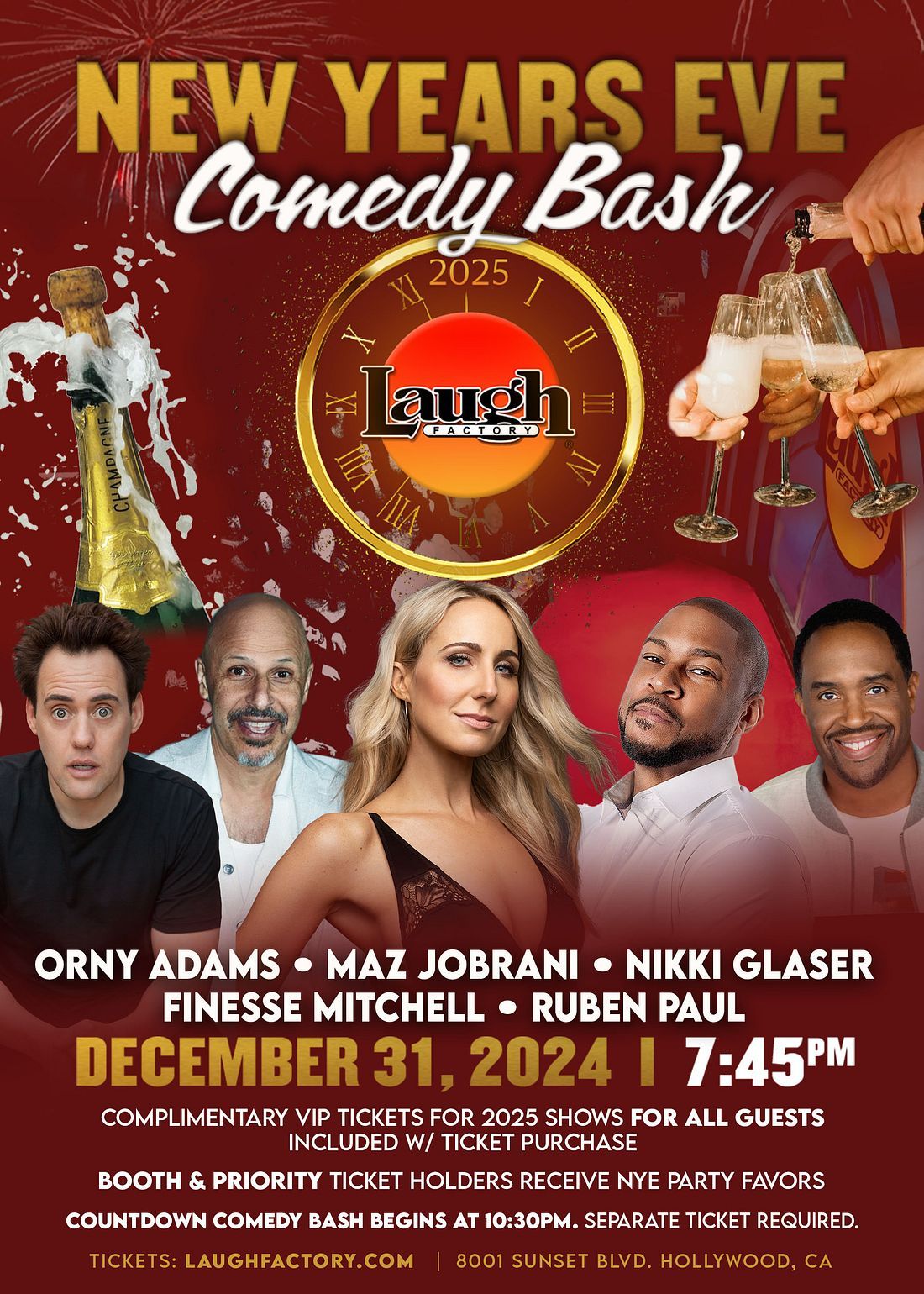 New Years Eve Comedy Bash