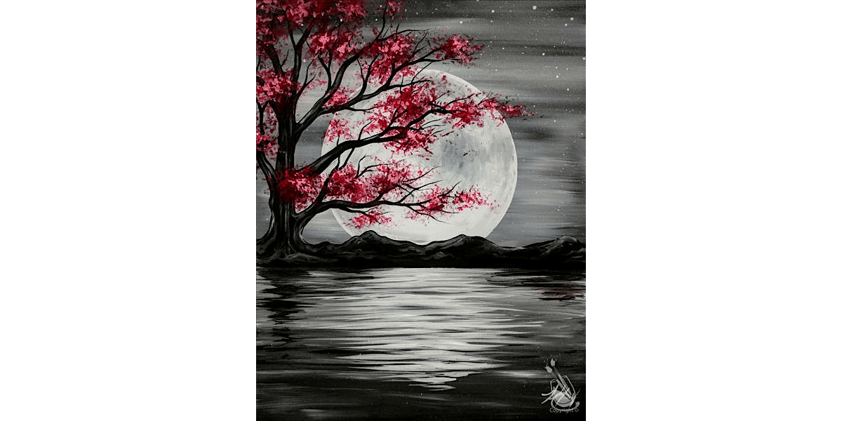 Dark Reflections - Paint and Sip in San Antonio | Classpop!\u2122