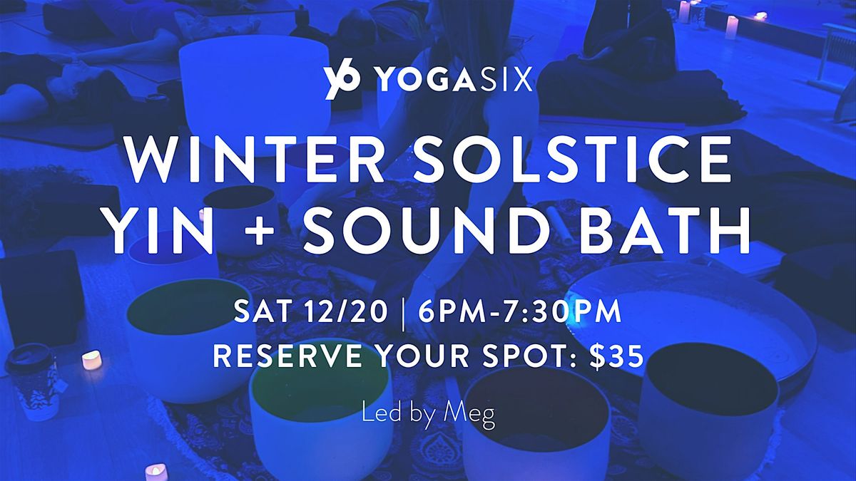 Winter Solstice: Yin Yoga, Sound Bath, & DIY Simmer Pot