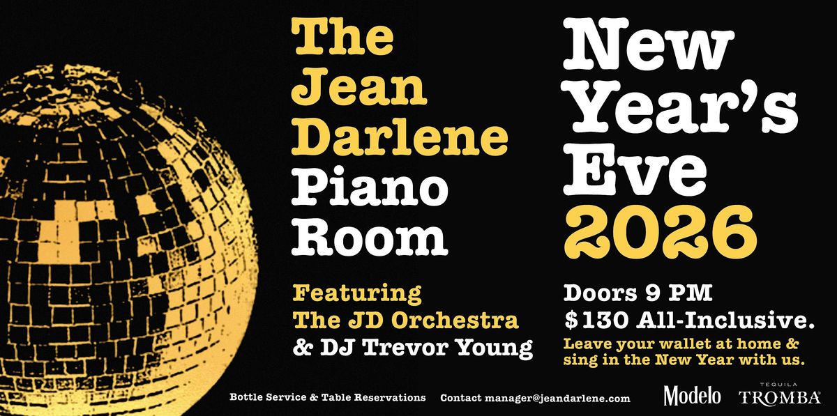 The Jean Darlene Piano Room NYE 2026