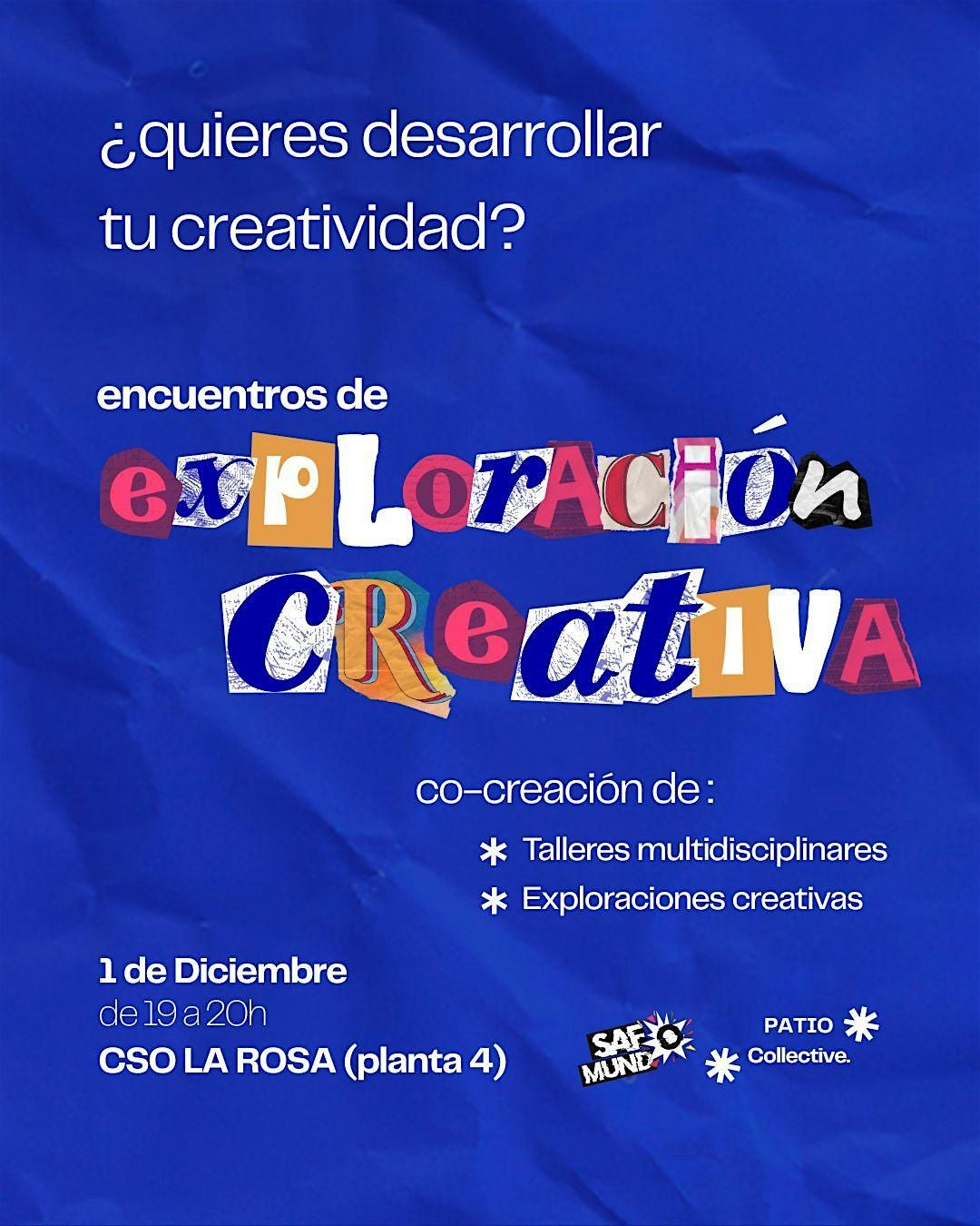 Co-creaci\u00f3n de encuentros de exploraci\u00f3n creativa