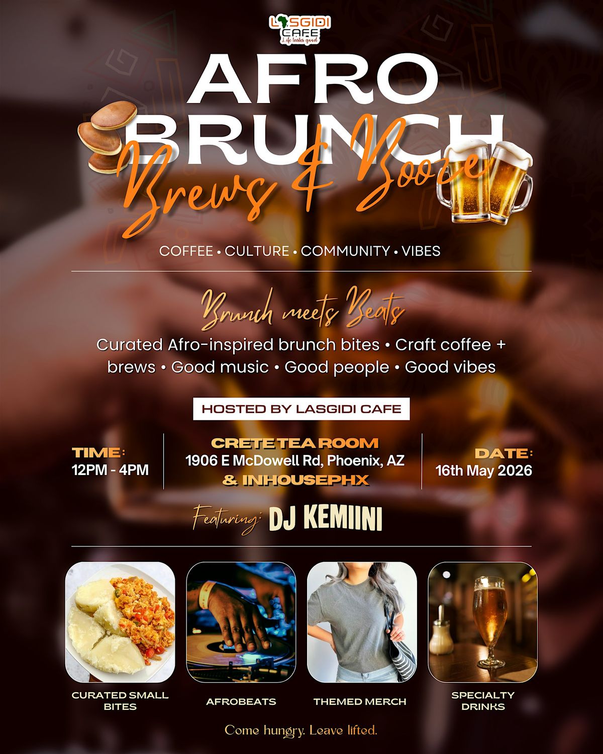 Afro Brunch, Brews, and Booze