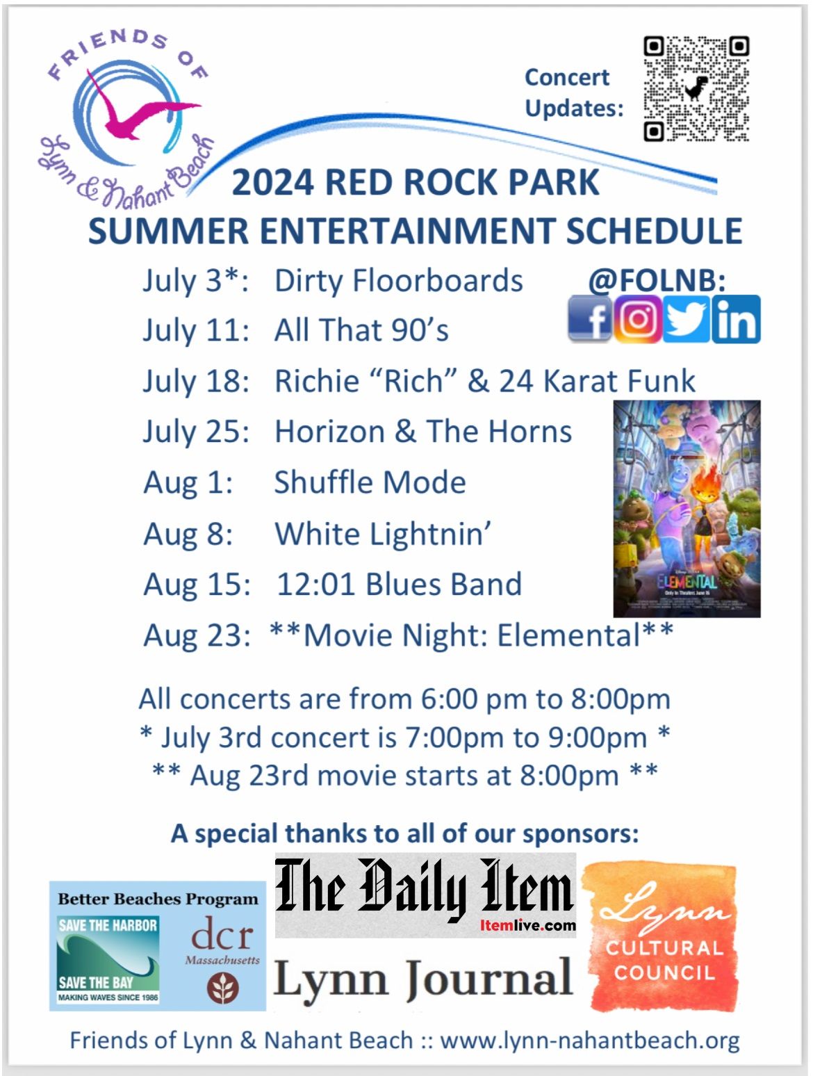 Summer Concert Series All that 90s Red Rock St, Lynn, MA 01902