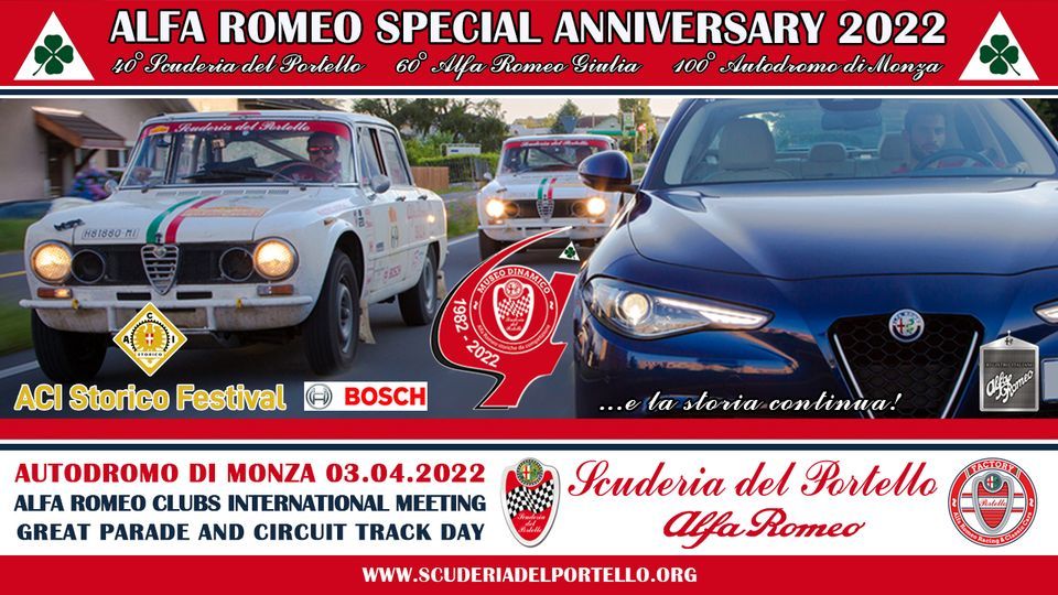 ALFA ROMEO SPECIAL ANNIVERSARY 2022 | Autodromo Nazionale Monza | April ...