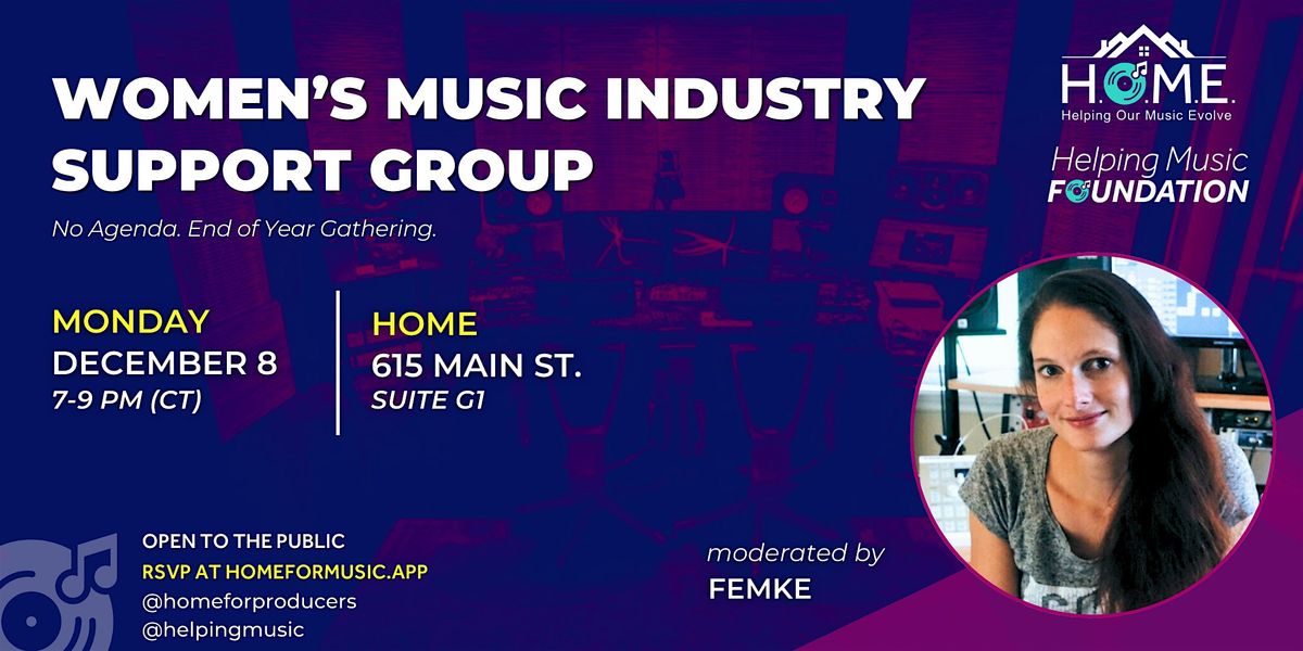 Women's Music Industry Support Group: End of Year Gathering