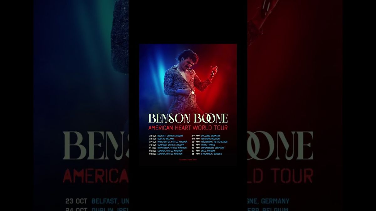Benson Boone Stockholm Tickets