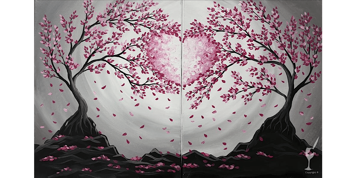 Romantic Trees - Paint and Sip in New Braunfels | Classpop!\u2122