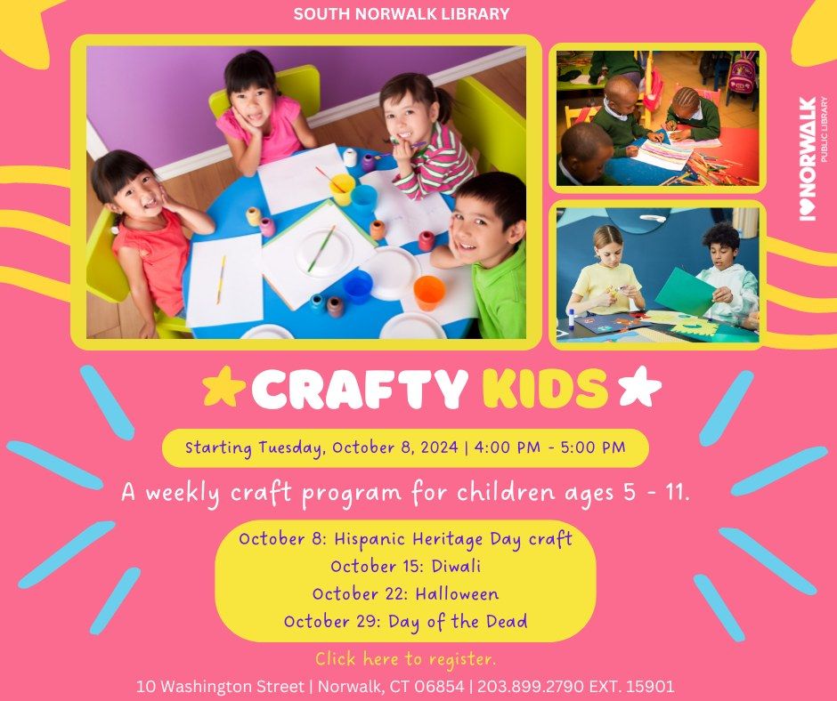 Crafty Kids 10 Washington St., Norwalk, CT, United States