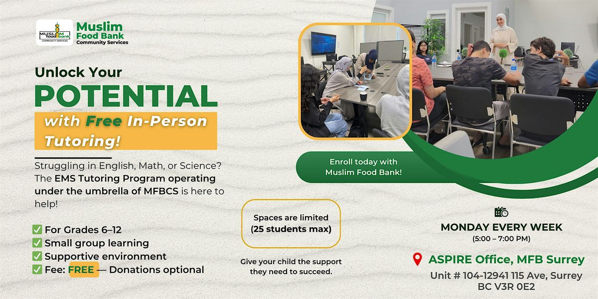 Free After-School Tutoring Program| EMS Tutoring by MFBC