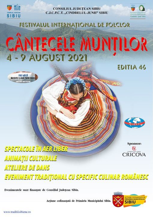 Festival Cantecele Munților 21 Piaţa Mare Sibiu August 4 To August 9