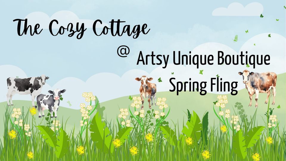 The Cozy Cottage Artsy Unique Boutique Spring Fling Artsy Unique
