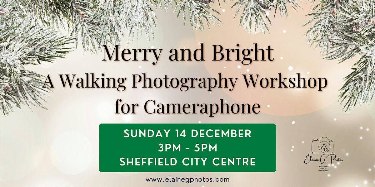 Merry and Bright - a Walking Photography Workshop for Camera Phone