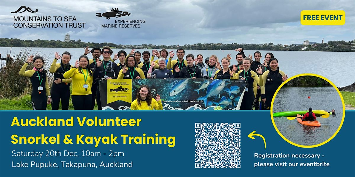 Auckland Volunteer Snorkel Guide & Safety Kayak Training