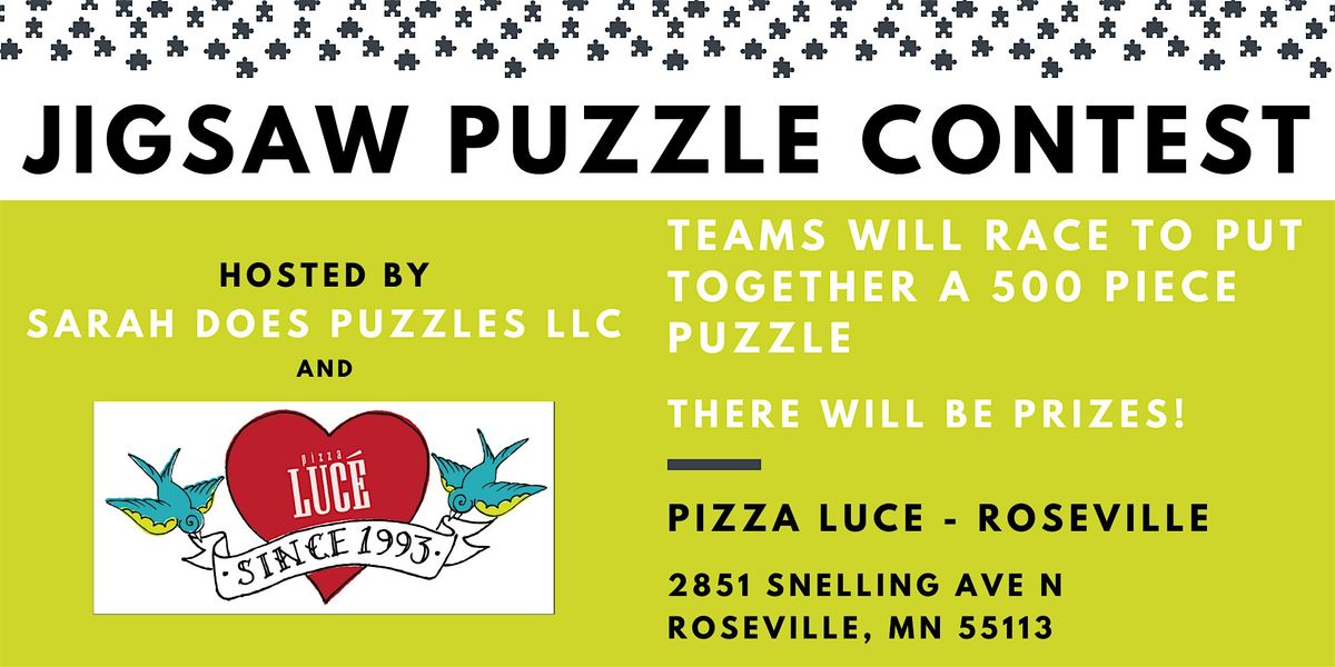 Team Jigsaw Puzzle Contest at Pizza Luce Roseville- January 2026